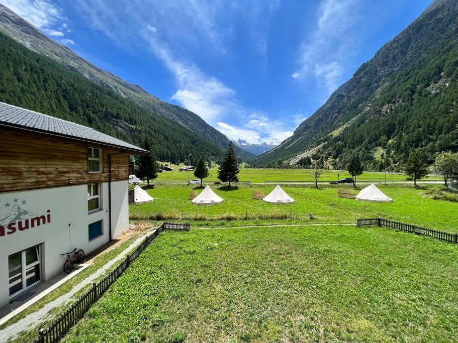 Panorama Apartment For 2 Near Zermatt With Parking! เทช ภายนอก รูปภาพ