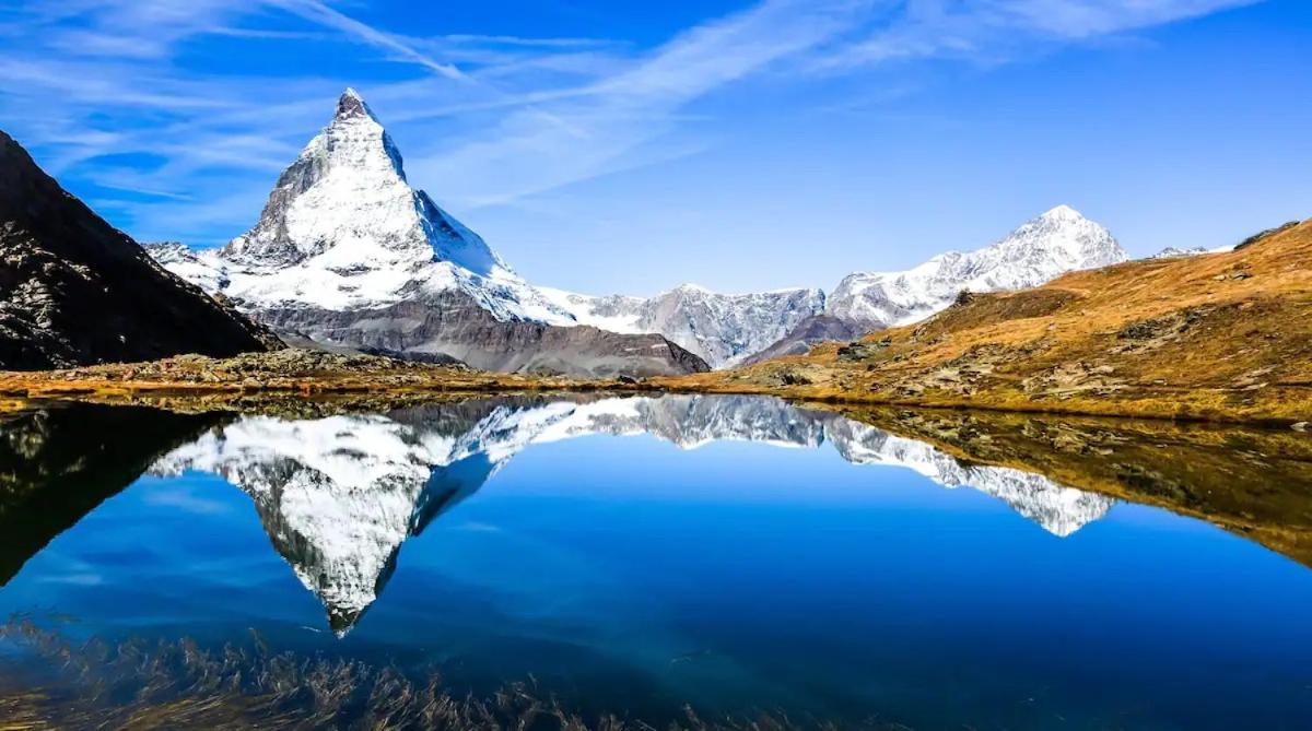 Panorama Apartment For 2 Near Zermatt With Parking! เทช ภายนอก รูปภาพ